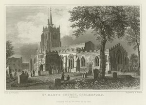 Église Sainte-Marie, Chelmsford, Essex - William Henry Bartlett