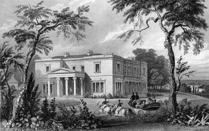 Stisted Hall, près de Braintree, Essex, gravé par John Carr Armytage, 1832 - William Henry Bartlett