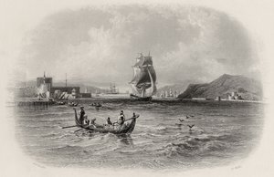 Les Dardanelles, Turquie, gravé par R. Willis - William Henry Bartlett
