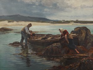 Les ramasseurs de dulse, 1904 - William Henry Bartlett