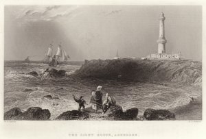 Le phare, Aberdeen - William Henry Bartlett