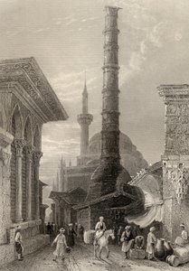 Le Tchernberle Tash, Constantinople, Istanbul, Turquie, gravé par J. Carter
