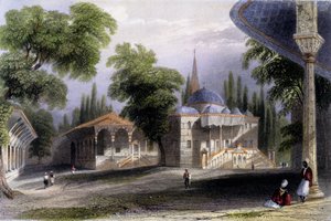 Troisième cour du Serai Bownou, 1850 - William Henry Bartlett
