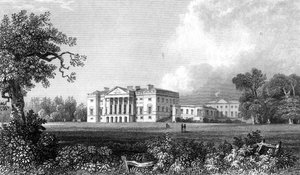 Thorndon Hall, Essex, gravé par Henry Adland, 1831 - William Henry Bartlett