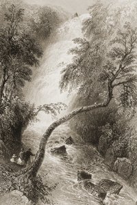 Cascade de Turc, comté de Killarney, Irlande, de 