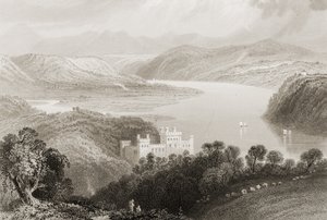 Vallée de la Blackwater entre Youghal (comté de Cork) et Lismore (comté de Waterford), Irlande, de 