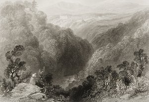 Vue de Powerscourt depuis le Dargle, comté de Wicklow, de 
