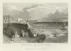 Walton-on-the-Naze, Essex, vue sud - William Henry Bartlett