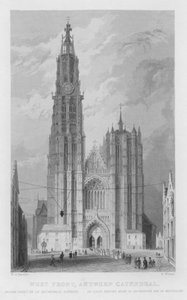 Façade ouest de la cathédrale d
