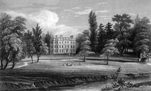 Writtle Lodge, Essex, gravé par William Tombleson, 1832 - William Henry Bartlett