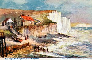 Les falaises, Rottingdean, près de Brighton, 1905 - William Henry Borrow