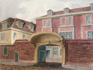 Entrée de la vieille maison de Winchester, 1839 - William Henry Browne