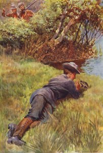Illustration pour Les Chasseurs de Gorilles par R M Ballantyne - William Henry Charles Groome