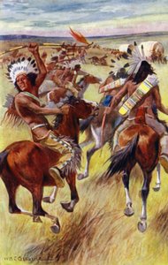 Des bouffées de fumée et le bruit des fusils montraient que mes amis étaient déterminés à se défendre - William Henry Charles Groome