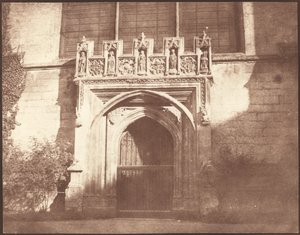 Une ancienne porte au Magdalen College, Oxford - William Henry Fox Talbot