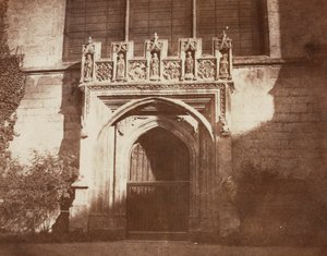 Porte ancienne, Magdalen College, Oxford - William Henry Fox Talbot