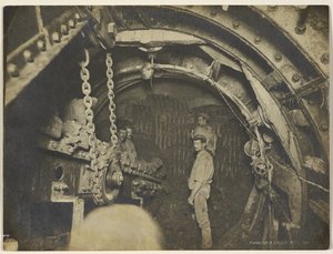 Construction de la ligne centrale du métro de Londres - William Henry Fox Talbot