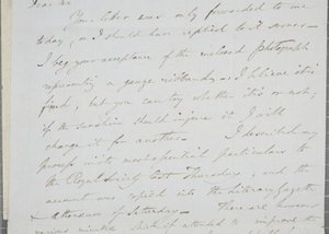 Lettre signée de William Henry Fox Talbot à James David Forbes, 1839 - William Henry Fox Talbot