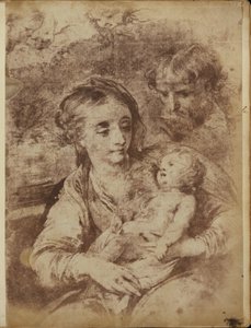 La Sainte Famille avec Trois Chérubins - William Henry Fox Talbot