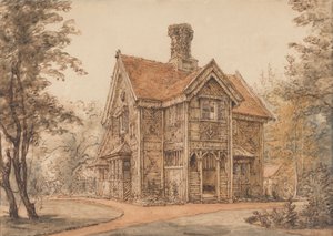 Un pavillon à Cassiobury - William Henry Hunt