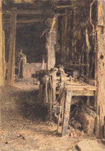 Intérieur de grange