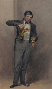 Majordome, vers 1827 (aquarelle sur papier) - William Henry Hunt