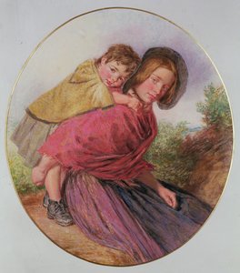 Mère et enfant - William Henry Hunt