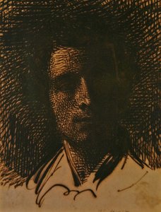 Portrait de J. E. Millais - William Henry Hunt