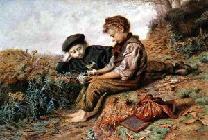 Écoliers avec un nid volé - William Henry Hunt