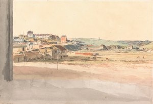 Le mât de drapeau, Margate - William Henry Hunt