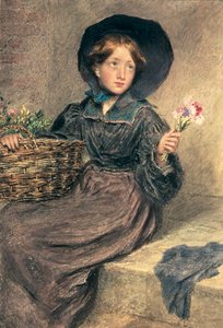 La marchande de fleurs - William Henry Hunt