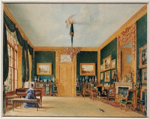 Le salon vert du comte d