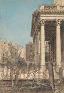 Le Portique de St. Martin-in-the-Fields - William Henry Hunt