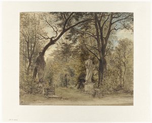 Statues de jardin à Chiswick Park - William Henry Hunt