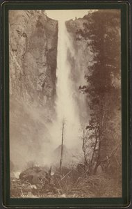 Bridal Veil, Yosemite - William Henry Jackson