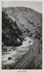 Canyons du Colorado : Platte Canon - William Henry Jackson