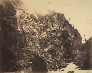 Cañon du Rio las Animas, vers 1882-1886 - William Henry Jackson