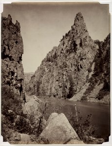 Currecanti Needle, Black Canyon du Gunnison, avant 1880 - William Henry Jackson
