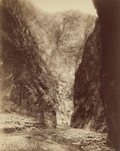Canyon de la rivière Diamond, 1885 (photo) - William Henry Jackson