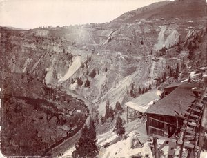 Gilman et le canyon de la rivière Eagle, vers 1880-90