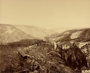 Vallée de Los Pinos, en regardant vers l