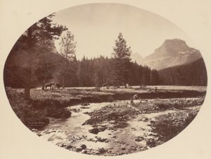 Palace Butte Park, montagnes Gallatin, Territoire du Montana - William Henry Jackson