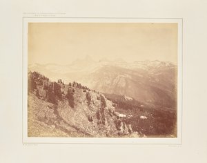 Vue panoramique de la chaîne de Téton