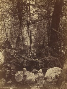 Le sentier dans le canyon de West Gallatin, vers 1870 - William Henry Jackson