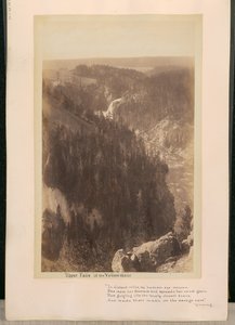 Chutes supérieures du Yellowstone - William Henry Jackson