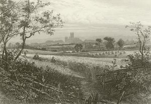 Cathédrale de Canterbury, depuis Harbledown - William Henry James Boot
