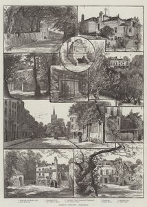 Croquis en promenade, Hampstead