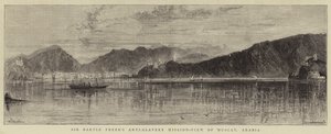 Mission anti-esclavagiste de Sir Bartle Frere, vue de Mascate, Arabie - William Henry James Boot