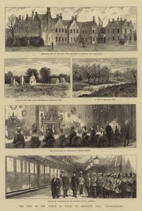 La visite du prince de Galles à Bradgate Park, Leicestershire