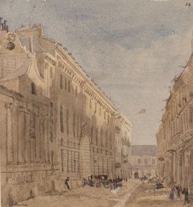 Début des écuries royales, Paris, vers 1828